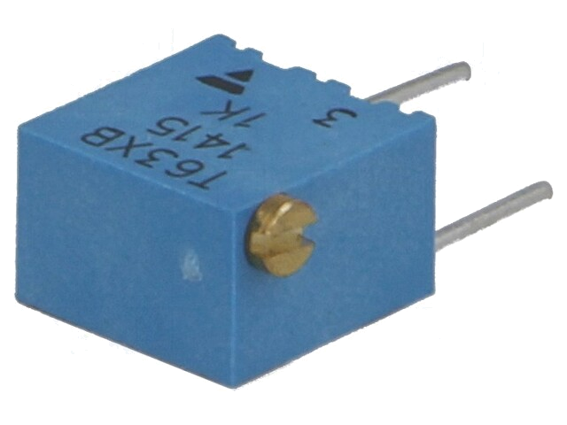 Potentiometer: montage-; meerslagen; 1kΩ; 250mW; ±10%; lineair Potentiometer: montage-; meerslagen; 1kΩ; 250mW; ±10%; lineair